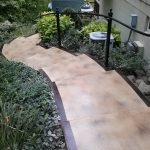 Stained Concrete Stairs
